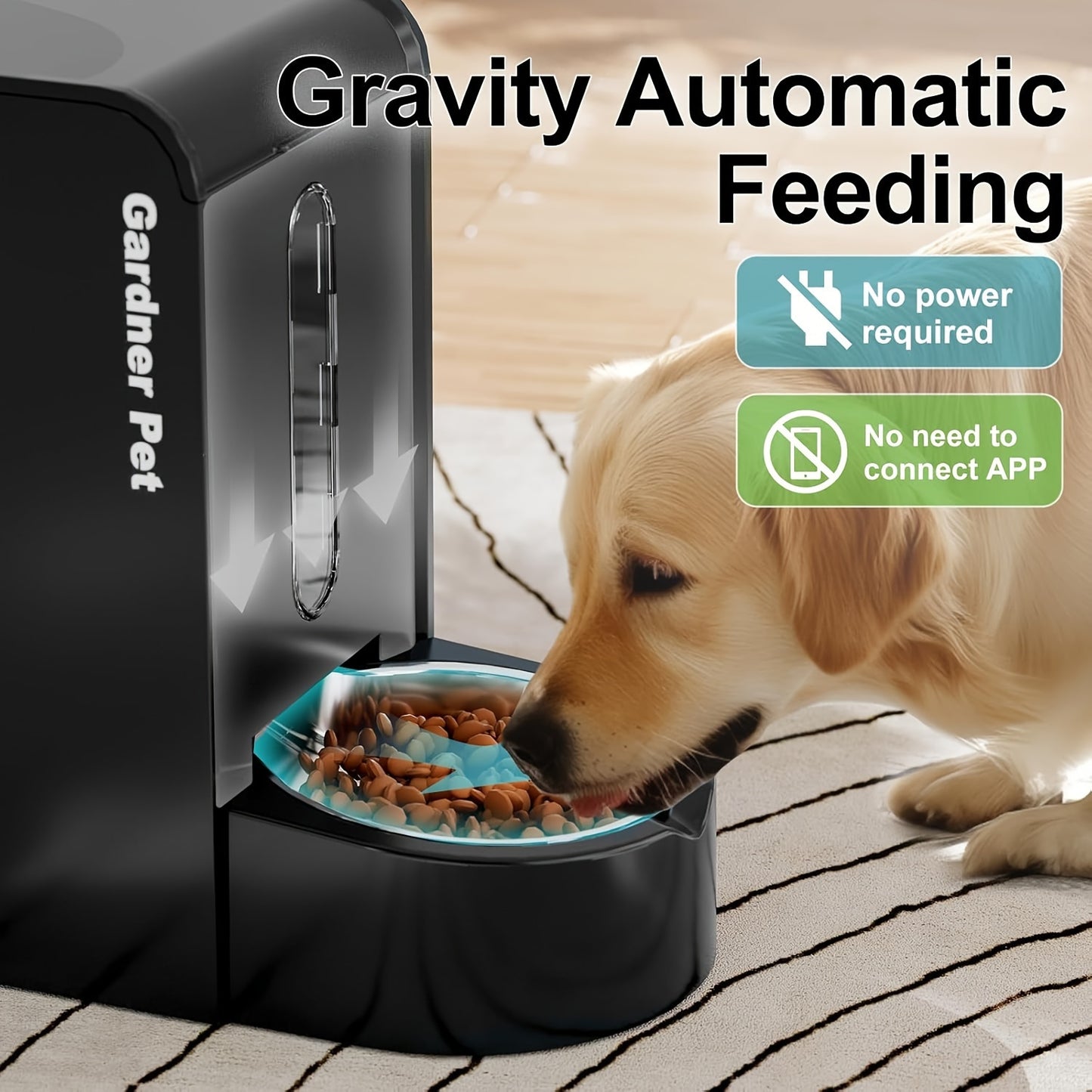 TitanGravity: XL 2-in-1 Feeder & Waterer