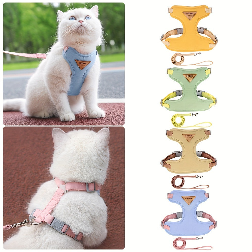 Superior Cat Outfitters: Adjustable Harness & Leash for Outdoor Adventures