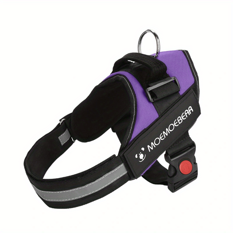 SecureFit No-Pull: Padded Harness with Control Handle for Large Pets