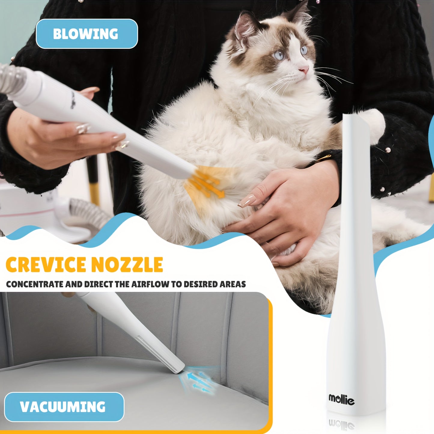 PawPerfect: 7-in-1 Pet Grooming Kit with Vacuum, Dryer & Trimmer