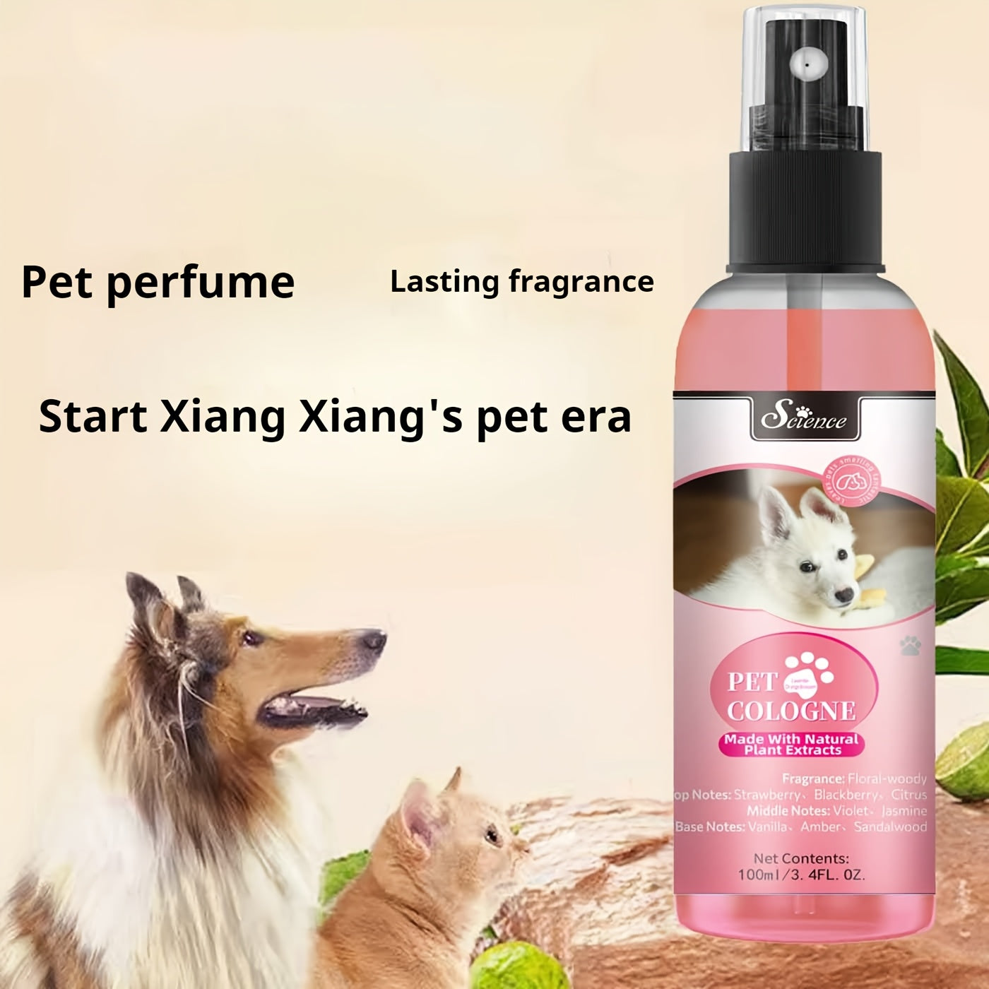 BerryBliss: Strawberry-Scented Pet Deodorizer for Cats, Dogs & Home