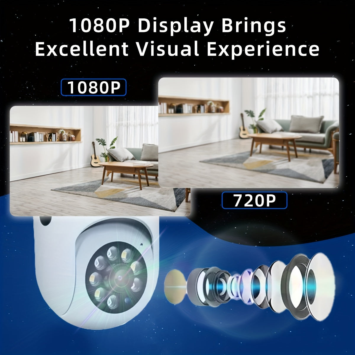 JOOAN 1080P: Smart Security Camera with Color Night Vision & App Control