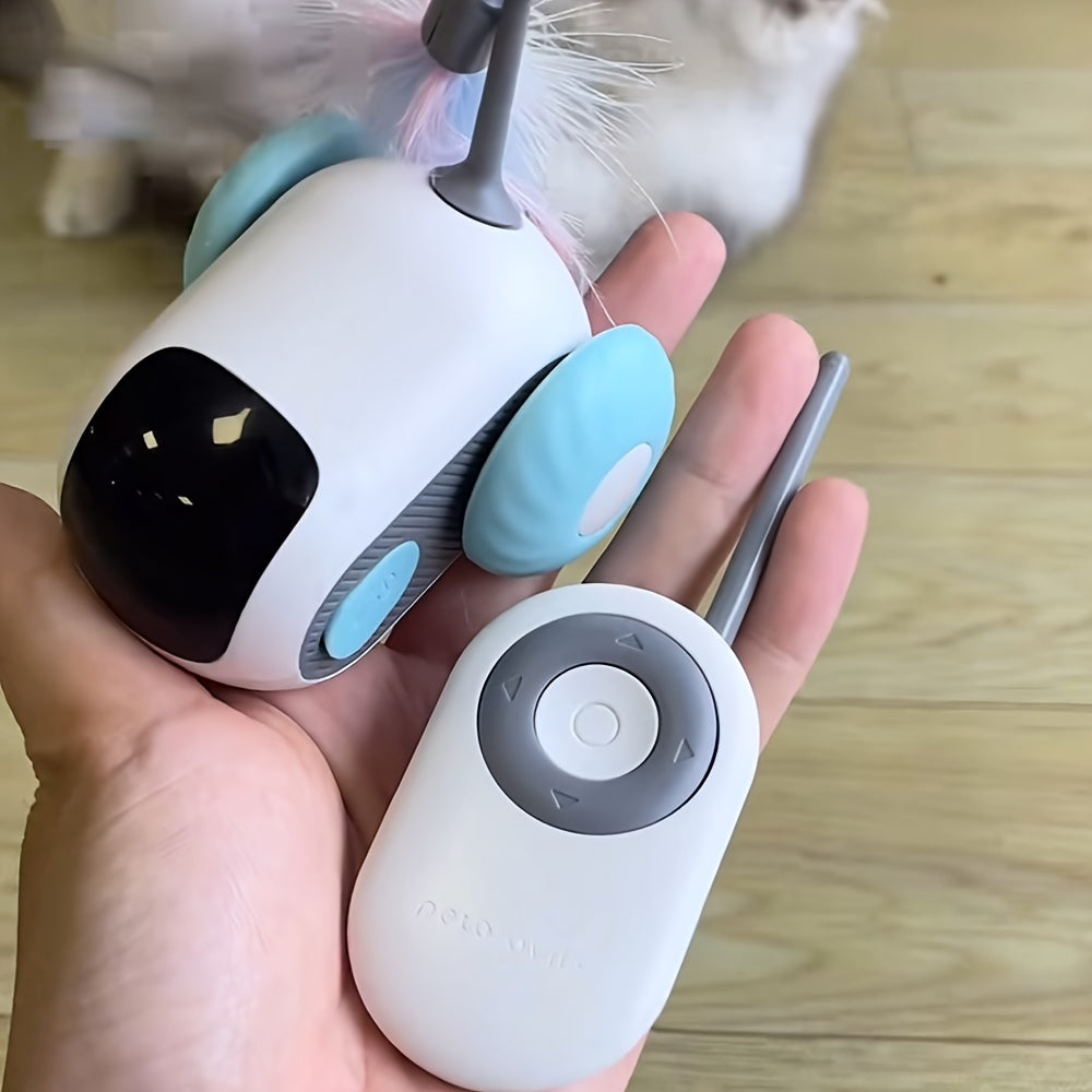 PETGRAVITY: Dual-Mode RC Cat Toy Car with Autopilot & Remote Control