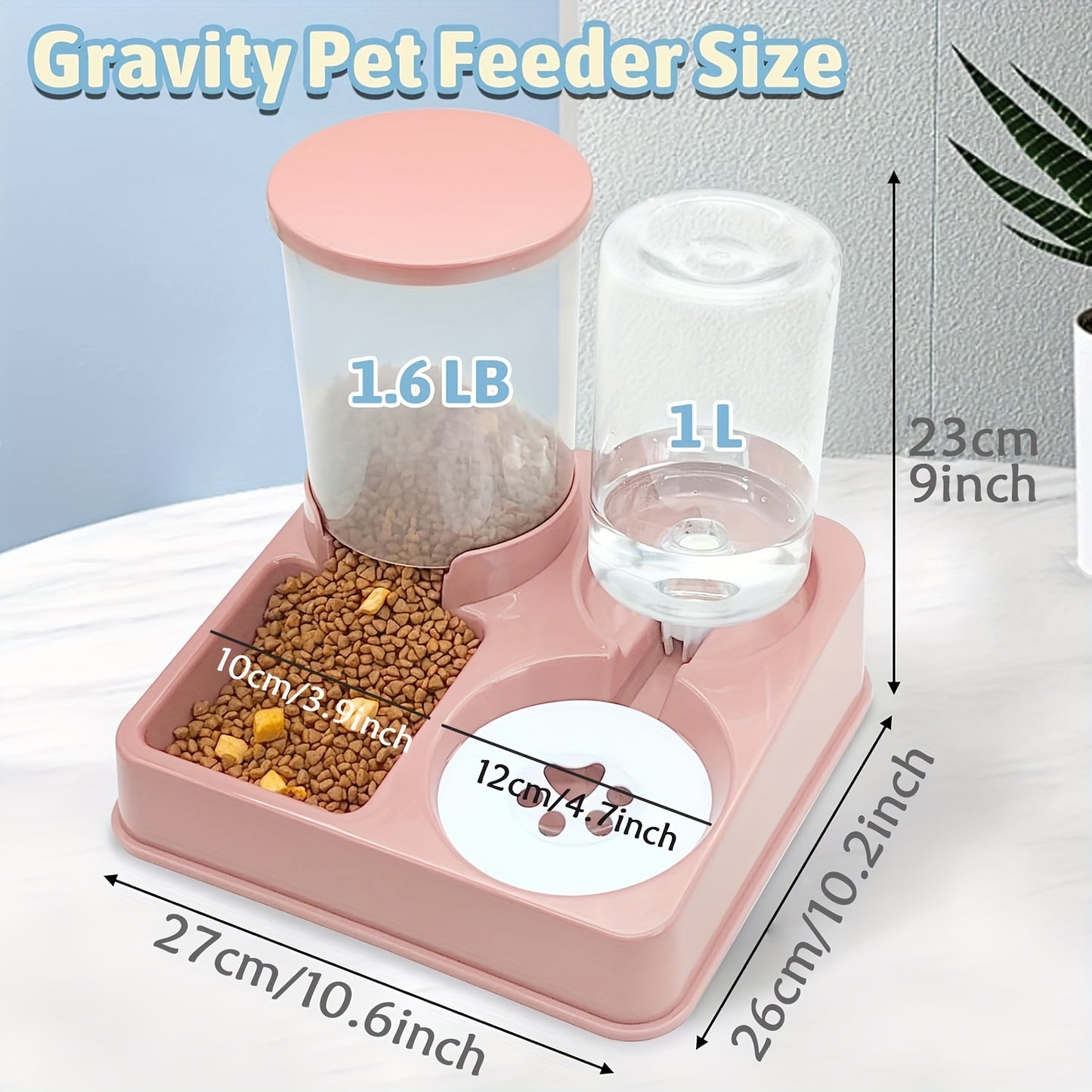 SmartFlow: 2-in-1 No-Spill Feeder & Waterer for Cats & Small Pets