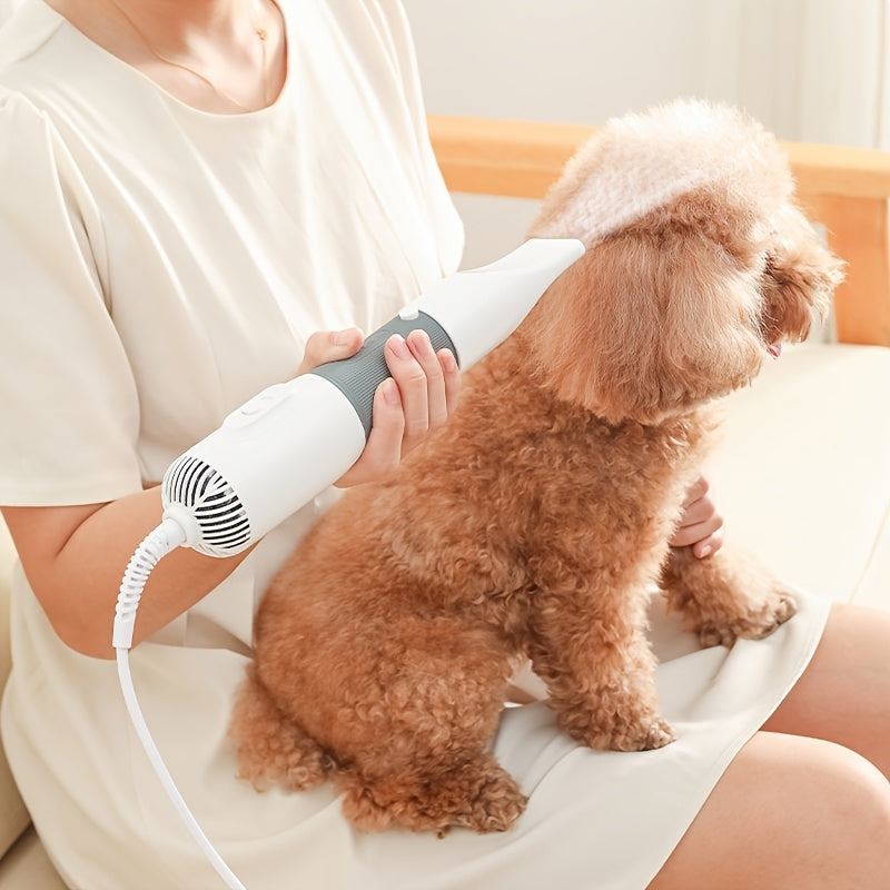 WhisperQuiet: 2-in-1 Pet Dryer & Comb for Stress-Free Grooming