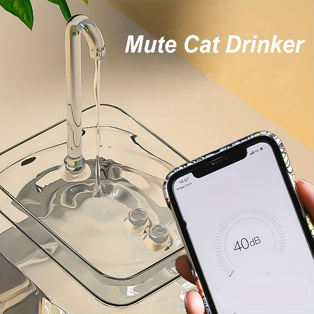 AquaPurr Flow: Faucet-Style Cat Water Fountain for Hydration