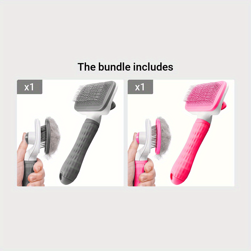 Easy-Clean Pet Grooming Brush – The Ultimate Grooming Tool for Your Furry Friends!