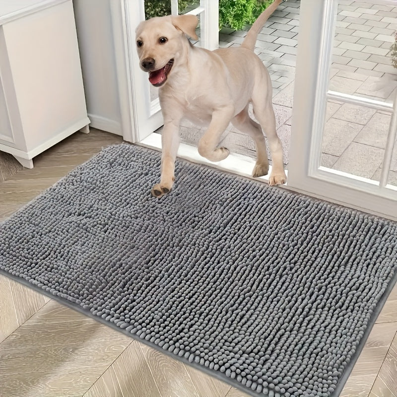 PawPrint Square Dog Door Mat – Non-Skid, Durable Entry Mat for All Breeds