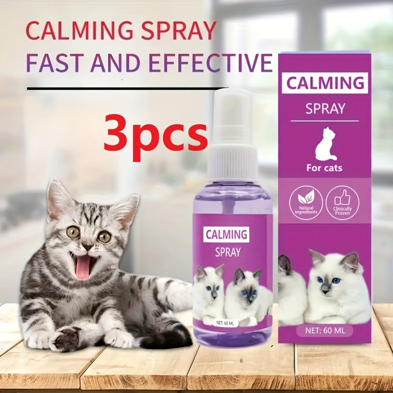 WhiskerCalm: 3-in-1 Pheromone Kit with Sprays & Collars for Pet Anxiety