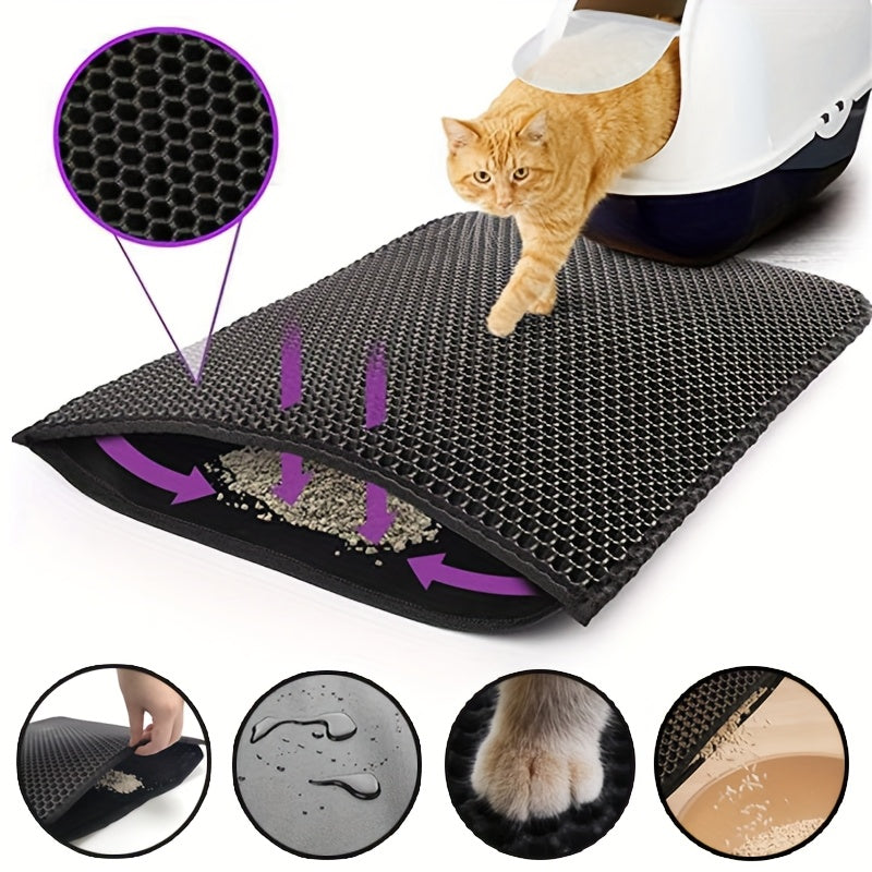 Splash-Proof Cat Litter Mat – Keep Your Home Clean and Fresh