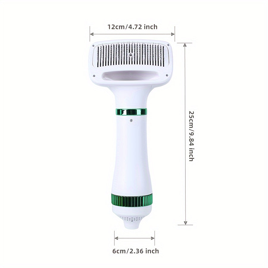 ProDry: 2-in-1 Pet Dryer & Brush with Metal Body & Stainless Bristles