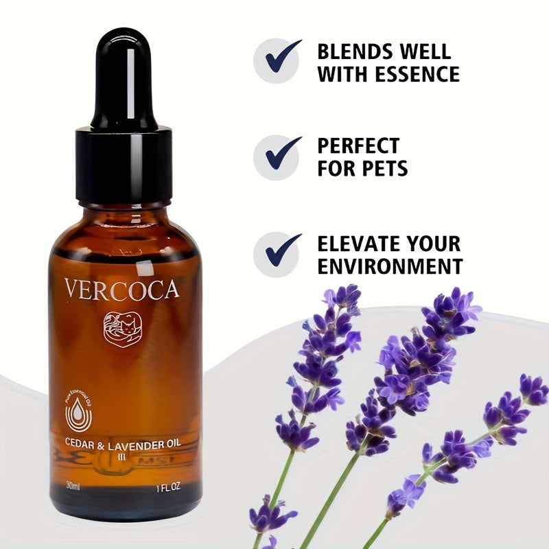 VERCOCA: Cedar & Lavender Oil for Dog Stress Relief