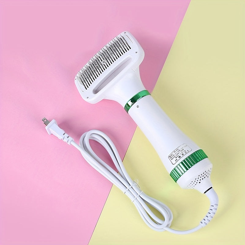 PawDry Pro: 2-in-1 Pet Dryer & Brush with Low-Noise Design