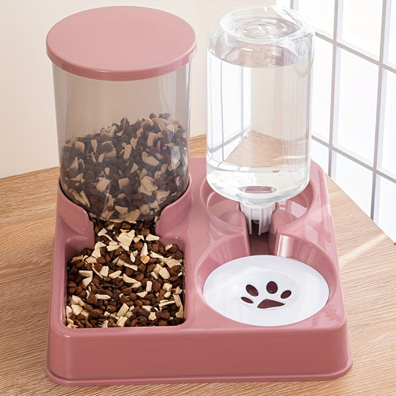 AquaGuard: Tilted 2-in-1 Mess-Free Cat Feeder