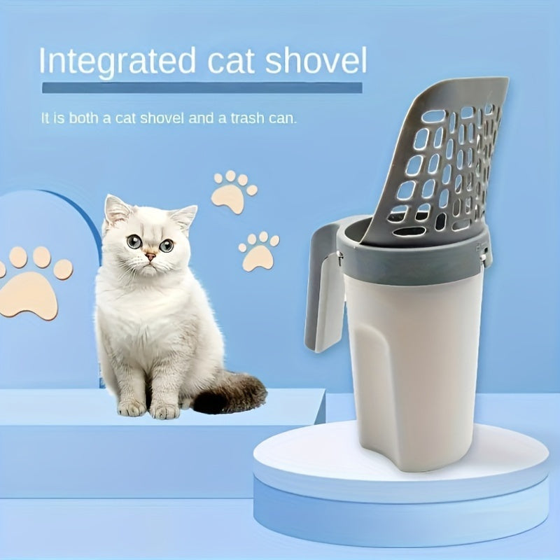 PurrfectClean: Detachable Self-Cleaning Litter Scoop with Bag Holder