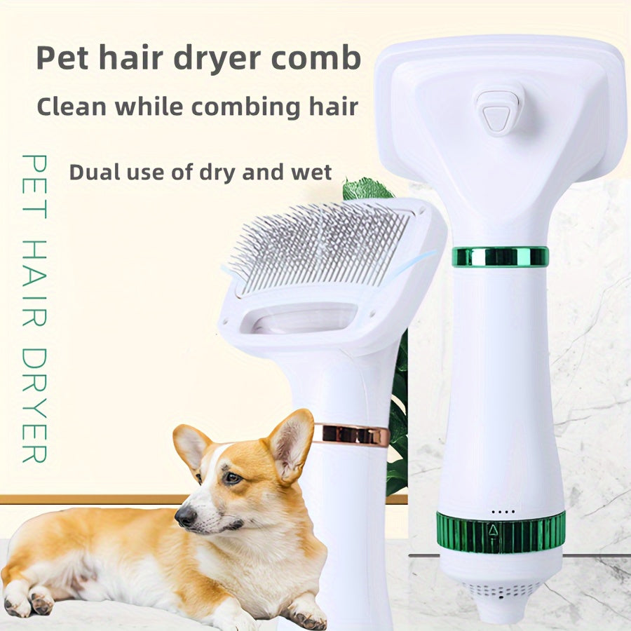 ProDry: 2-in-1 Pet Dryer & Brush with Metal Body & Stainless Bristles